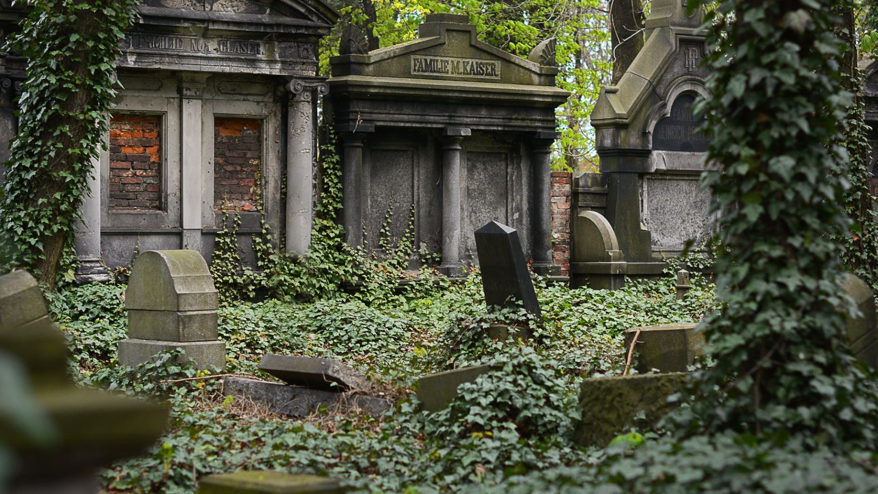 architecture building cemetery eerie